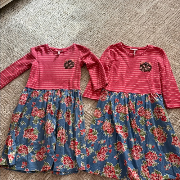 matilda jane pink floral dress Matilda Jane dress size 6 S (6-7)